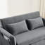 Causeuse-lit en velours avec lit escamotable Rubinder-653687683