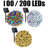 Windcrest Indoor / Outdoor 200 - Bulb 72 in. Solar Powered LED Fairy String Light-132275064