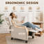 153cm Wide Chenille Wall Recliner Standard Recliner-1932448412