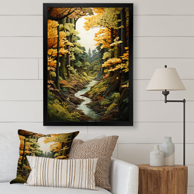 «Bold Enchanted Forest Captures I», reproductions d'art mural paysage et nature