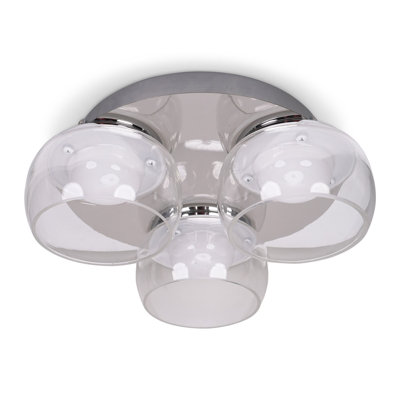 Couvertier Glass LED Flush Mount