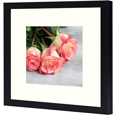 Arhea Black Picture Frame with Mat