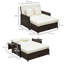 Aymelia 72cm Long Reclining Double Chaise with Cushions-1164140873-1164140872