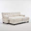 Canapé modulaire en U pour salon, canapé modulaire modulaire avec repose-pieds Cloud, causeuse à siège profond, canapé surdimensionné en flanelle avancée et confortable, canapé moderne avec accoudoirs ronds 4 coussins-133070771
