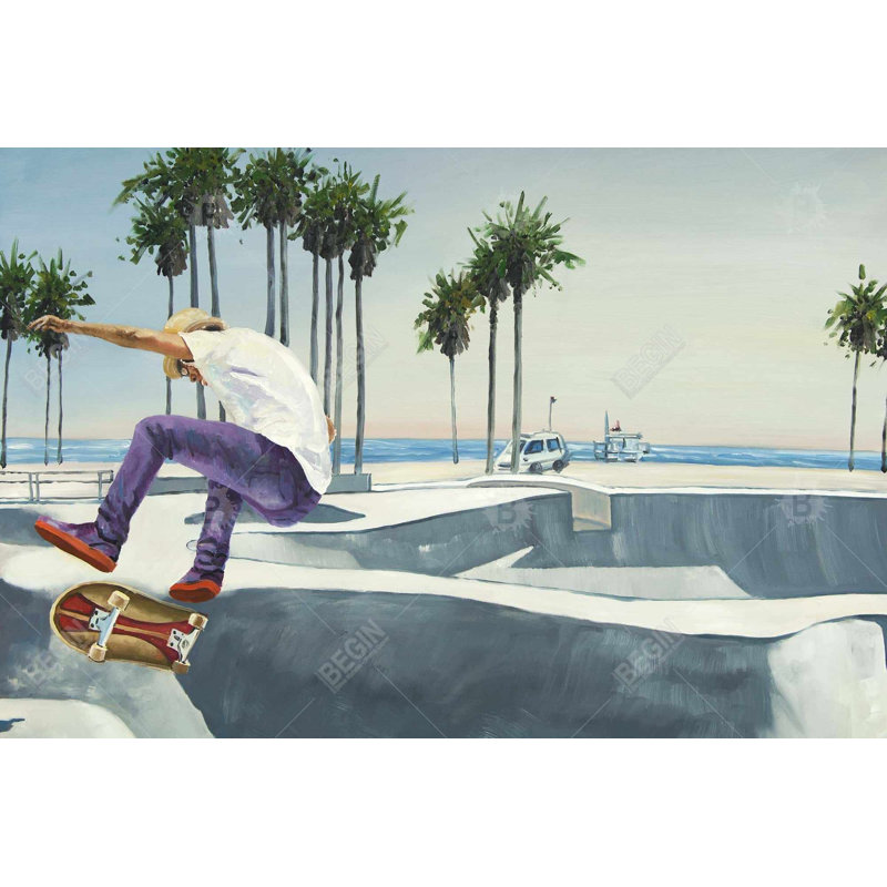 «Skate Park California» sur toile