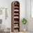 70" Arched Narrow Bookcase, 8-Tier Open Bookshelf-649247349