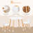 Lasley Kids 3 Piece Rectangular Play Or Activity Table and Chair Set