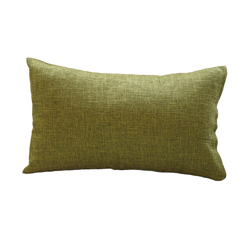 Coussin décoratif, H 12 po x l 20 po, Vert d’armée