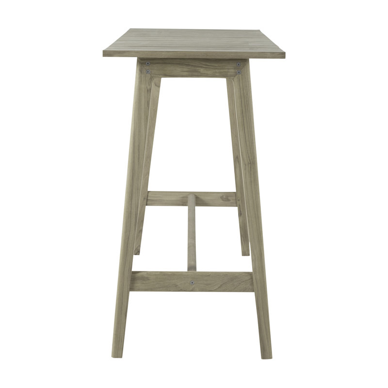 Coast 70.875" Solid Wood Console Table, Oyster Teak
