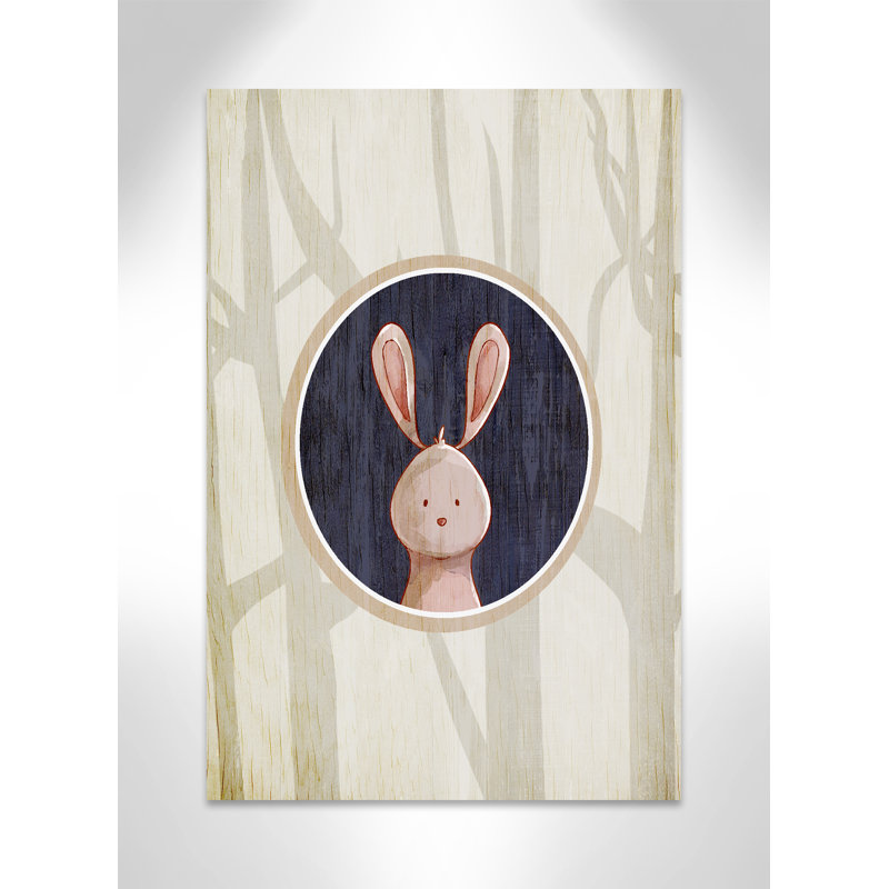 «Juvenile Forest Animals», impression sur papier, H 36 po x l 24 po x P 1,5 po, Canevas