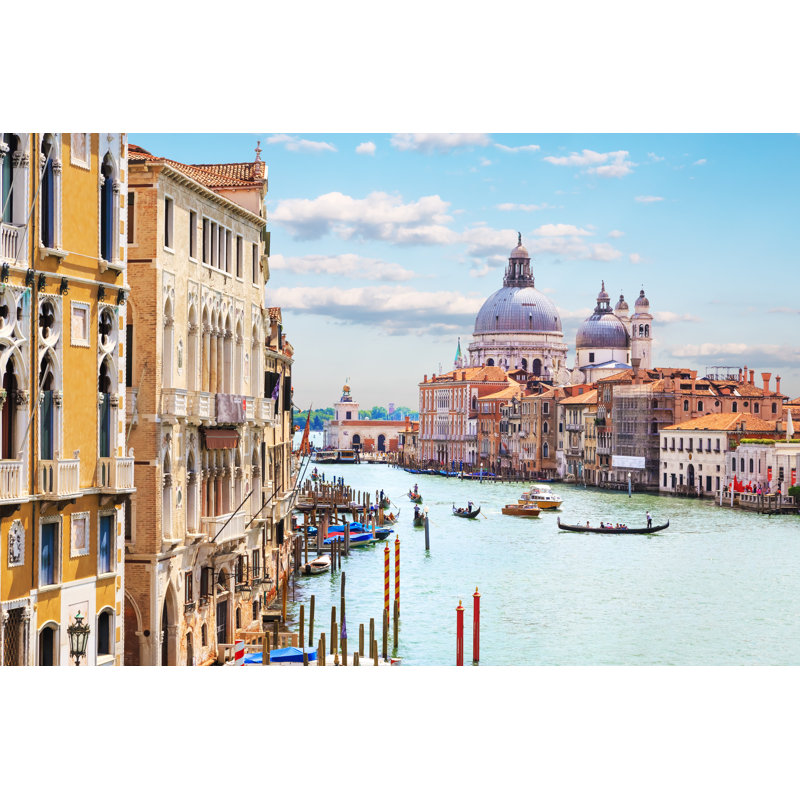 Mandler Venice Grand Canal by UmbertoPantalone - Wrapped Canvas Print, 30cm H x 46cm W x 3.8cm D