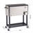 TRINITY 80 Qt./20 Gal. Stainless Steel Standing Wheeled Cooler w/ Shelf