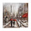 Rainy Afternoon Café - No Frame Painting on Canvas-192670061