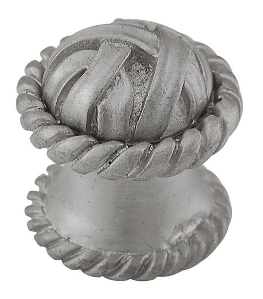 Cilento Mushroom Knob, 1" H x 1" W x 1" D, Satin Nickel