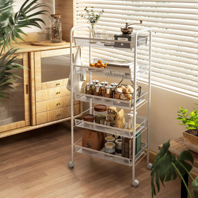 106cm H x 45cm W Utility Cart with Wheels