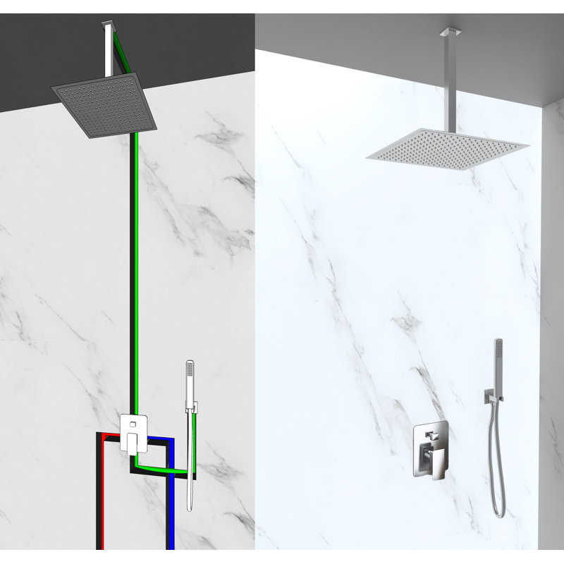 Mixer Shower with Fixed Shower Head