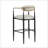 Faux Leather Counter Height Barstools,Set Of 2
