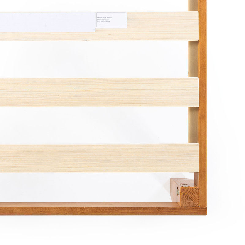 Kizer Contemporary Solid Wood Platform Bed, Queen, Natural