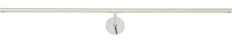 Plural Dome Picture Light, Polished Nickel, 0.5" H x 30" W x 8.9" D, 20.8