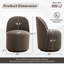 Chaise pivotante rembourrée entièrement assemblée-120653830
