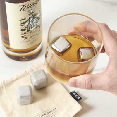 Glacier Rocks Stainless Steel Cube