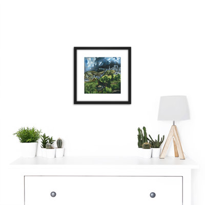 El Greco View Of Toledo Spain Expressive by El Greco - Single Picture Frame Painting