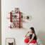 Étagères murales en fer Cubby Shelfs, tablette décorative moderne pour chambre, salle de bain, cuisine, salon
