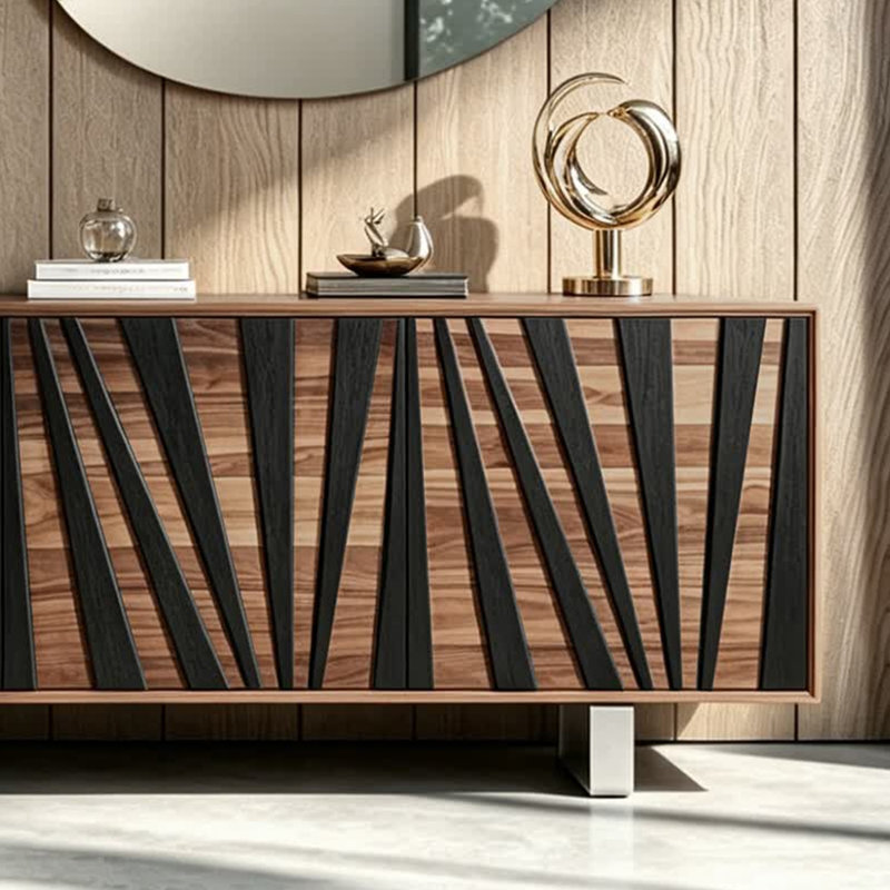 Buffet luxueux rétro de style français