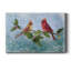 Winter Cardinal Duet II, toile tendue avec châssis de qualité supérieure - prête à être accrochée-1145074147