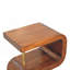 Table de chevet en bois et laiton