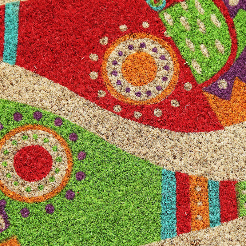 Erath Non-Slip Striped Doormat
