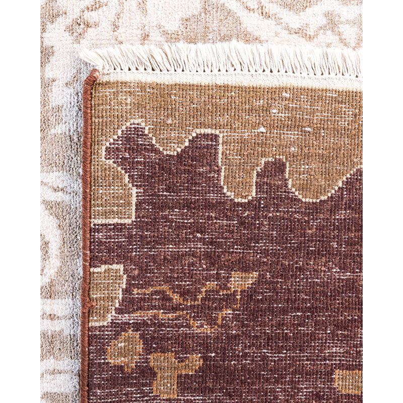 Overdyed One-of-a-Kind 8' 1" X 9' 10" Hand Knotted Area Rug