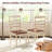 Wooden Dining Chair Set With Rubber Wood Frame Padded Seat For Kitchen-2128776707