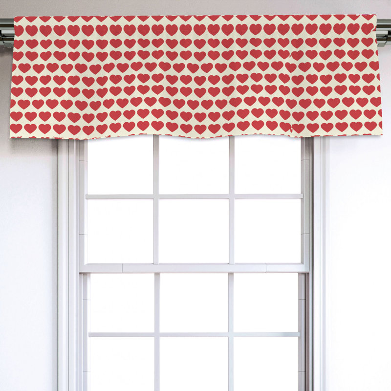 Sateen Ruffled Window Valance