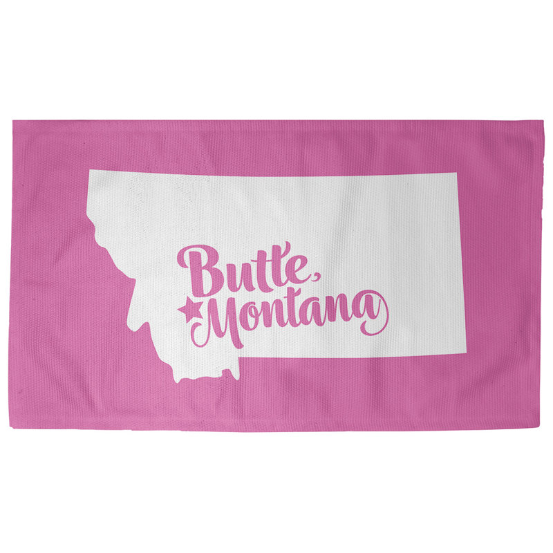 Tapis zone rose montana Butte, Rectangle 2 pi x 3 pi
