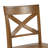 Solid Wood X-Back Counter Height Bar Stool-95448277-95448282