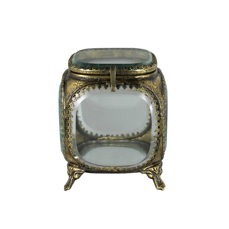 Beveled Glass Box - Square