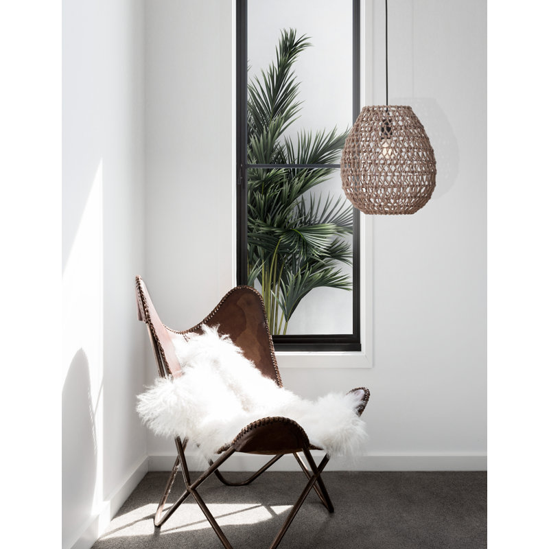 1 - Light Mocca Jar Pendant