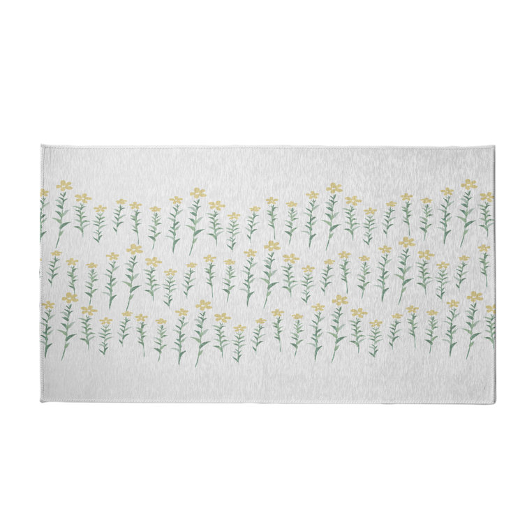 Alvordton Chenille Floral Indoor Rug