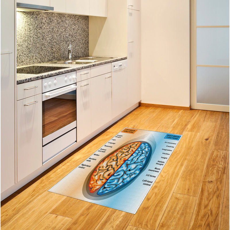 Educational Science High Density Long Fiber Poly Threads Decorative Area Rug Carpet, Rectangle 4' x 5'8"