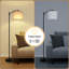Conkle Floor Lamp with Bulb, Reading Lamp With Remote Control, Standing Light for Bedroom, Living Room