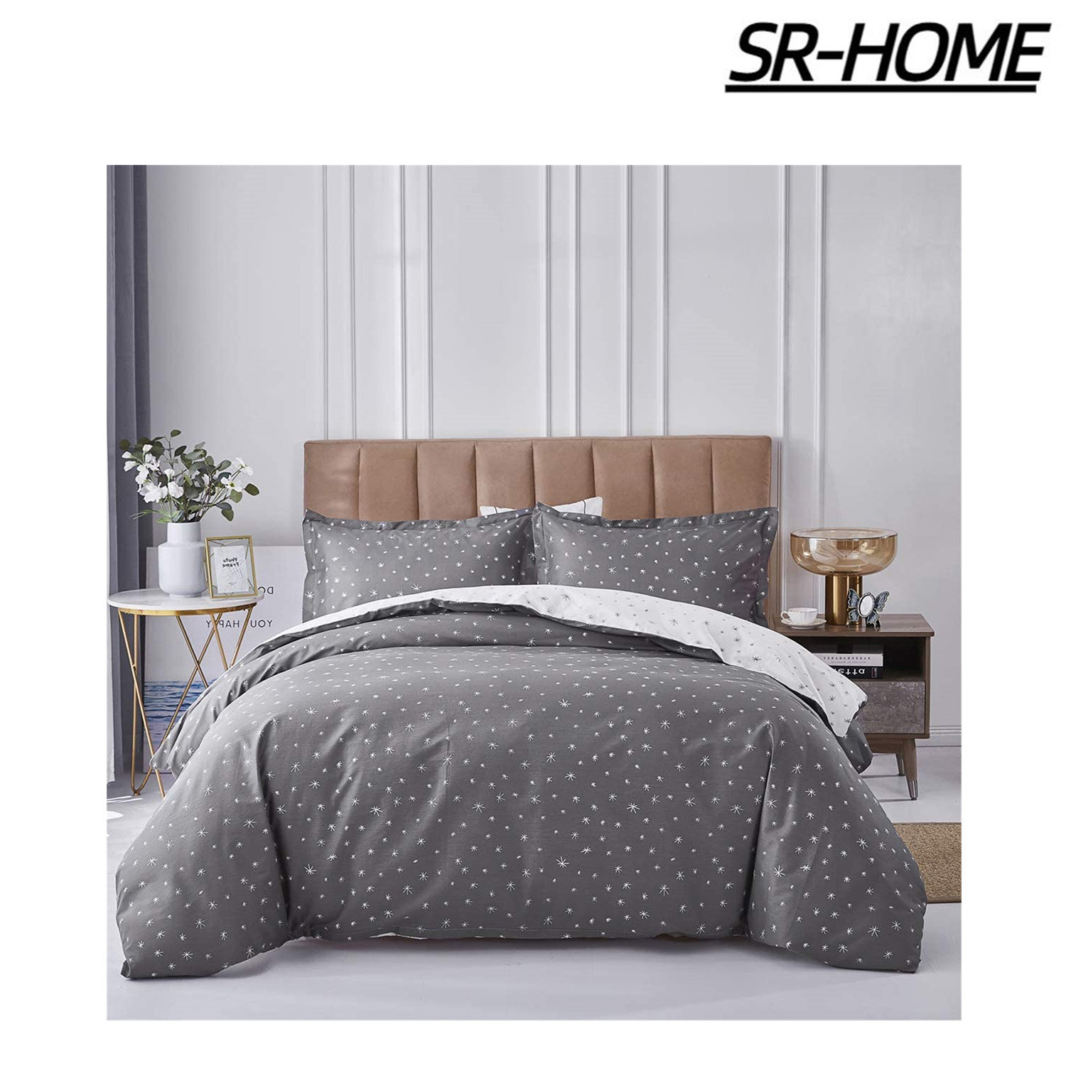 SR-HOME Ensemble de housse de couette, housse de couette 100% coton -  Wayfair Canada