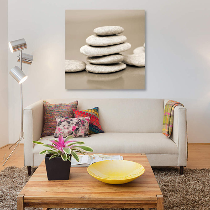 Zen Pebbles I by PhotoINC Studio - Wrapped Canvas Print, 30.48 cm H x 30.48 cm W, Wrapped Canvas