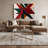 Geometric Abstraction 57 Brown Canvas Wall Art