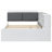  Solid Wood Platform Full Bed with Trundle and Storage Headboard-896484974