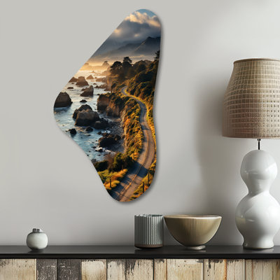Mertens - USA Boomerang Shape Irregular Metal Wall Decor