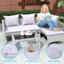 Conchita Polyethylene Wicker 3 - Person Seating Group with Cushions-1327169937-1327169942