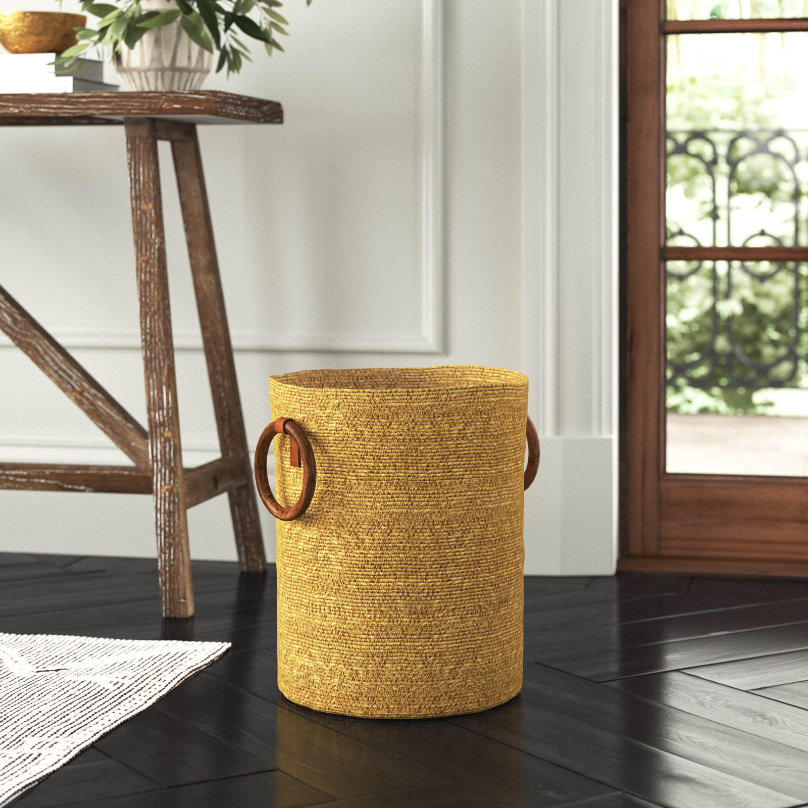 Rustic Seagrass Decorative Basket 1
