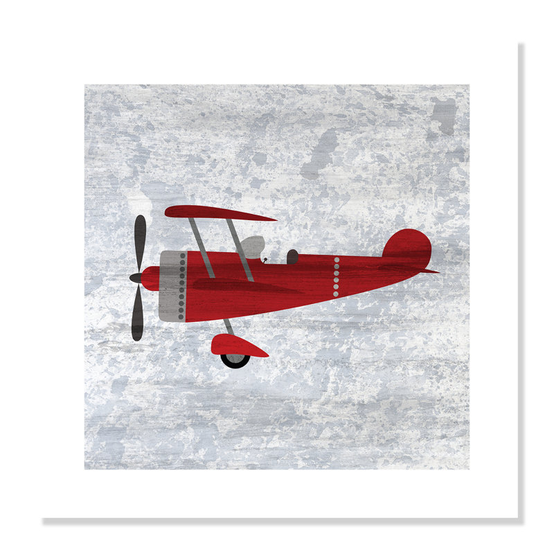 Red 2 Paper Print, 20" H x 20" W x 1" D, Paper