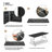 Rectangular Bi-Fold Dining Table with 10 Folding Chairs Set for Picnic Event Indoor and Outdoor Use-1693180671-1693180670